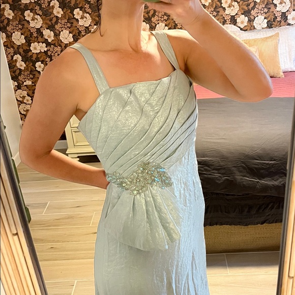 Jessica Howard Light Blue evening Dress - Picture 3 of 8